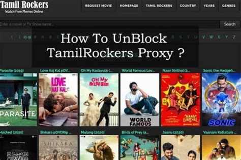 tamilrockers proxy website|Top 10 TamilRockers Proxy Sites 